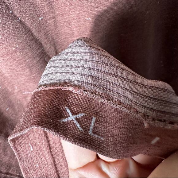 Lululemon Lululemon Metal Vent Tech Polo 2.0 White/ Chalky Rose Size XL - Picture 13 of 13